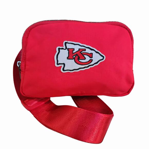 KC Chiefs Embellished Red Bum Bag - Picture 2 of 5